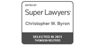 Rated By Super Lawyers | Christopher W. Byron | Selected in 2021 | Thomson Reuters